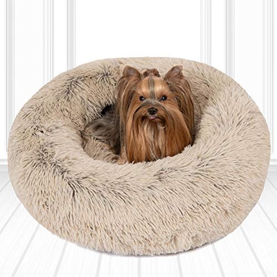 Picture of DOOGY Pet Calming Bed Light Brown